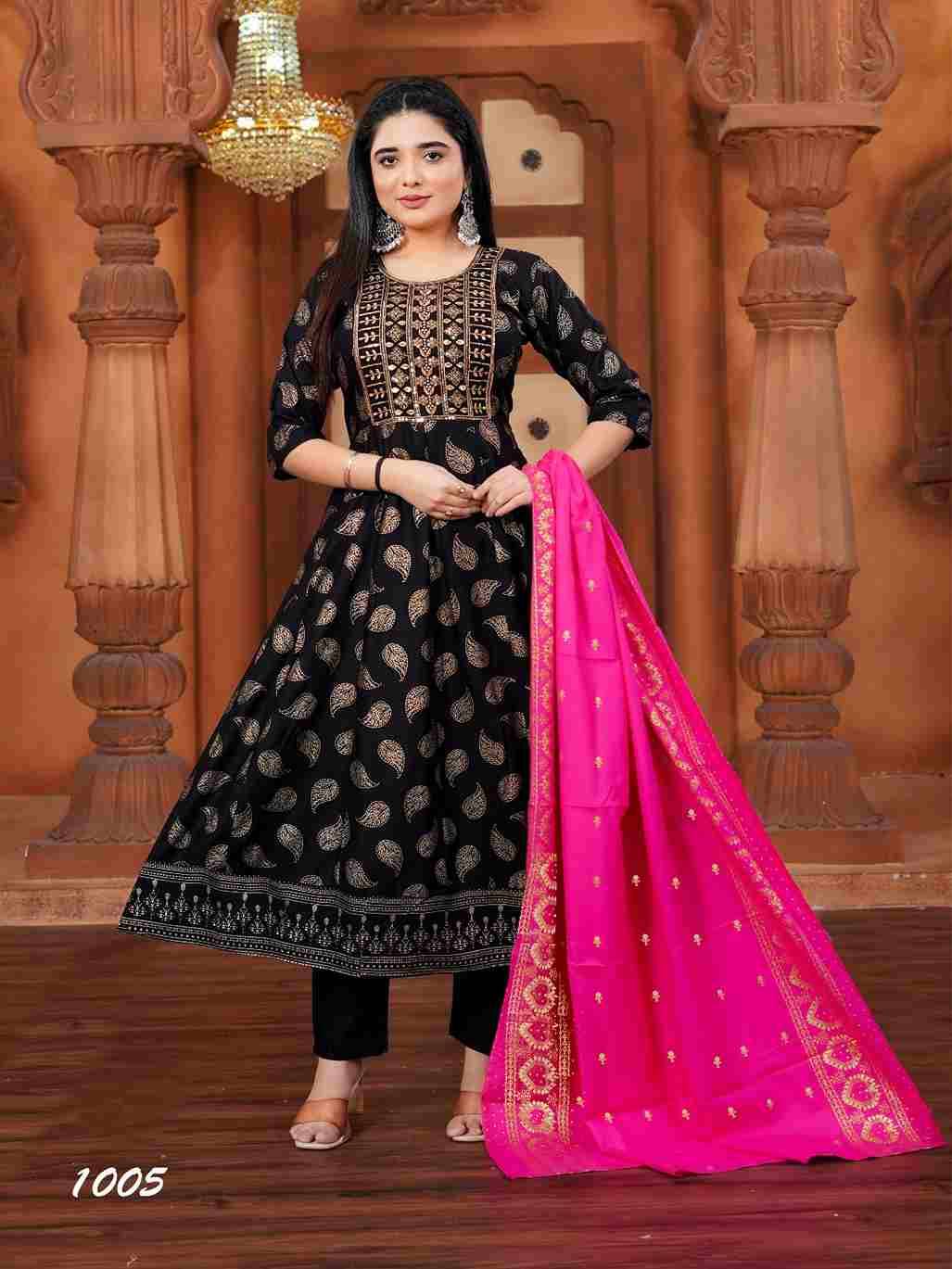 Akira Plus Vol-3 By Padmavati Textiles 1001 To 1008 Series Beautiful Festive Suits Colorful Stylish Fancy Casual Wear & Ethnic Wear Rayon Foil Dresses At Wholesale Price