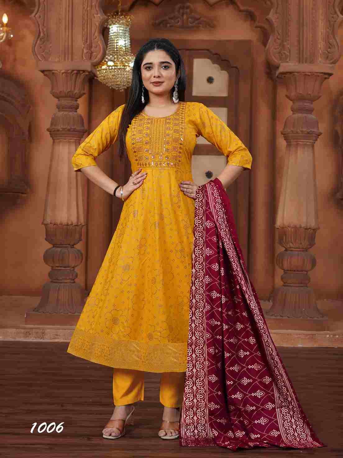 Akira Plus Vol-3 By Padmavati Textiles 1001 To 1008 Series Beautiful Festive Suits Colorful Stylish Fancy Casual Wear & Ethnic Wear Rayon Foil Dresses At Wholesale Price