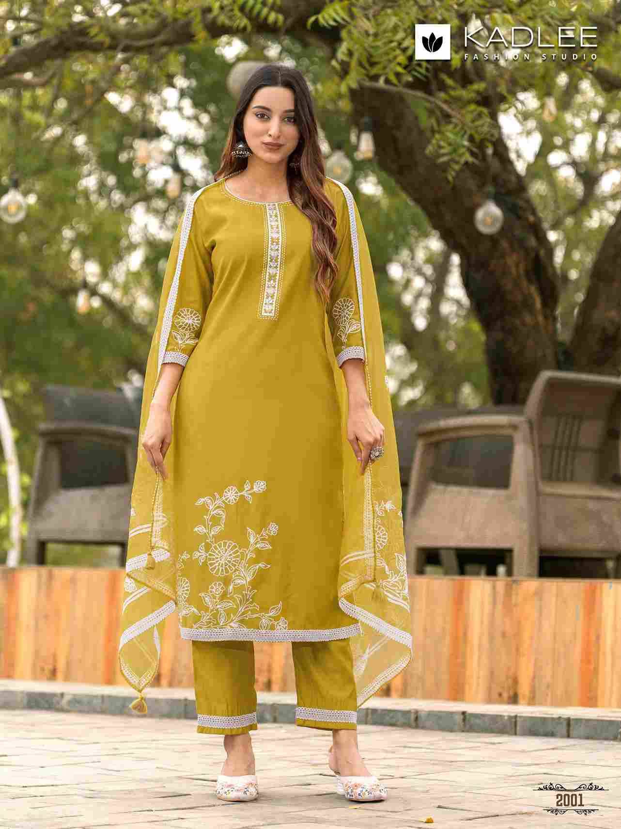 Karwaa By Kadlee 2001 To 2004 Series Beautiful Festive Suits Colorful Stylish Fancy Casual Wear & Ethnic Wear Viscose Print Dresses At Wholesale Price