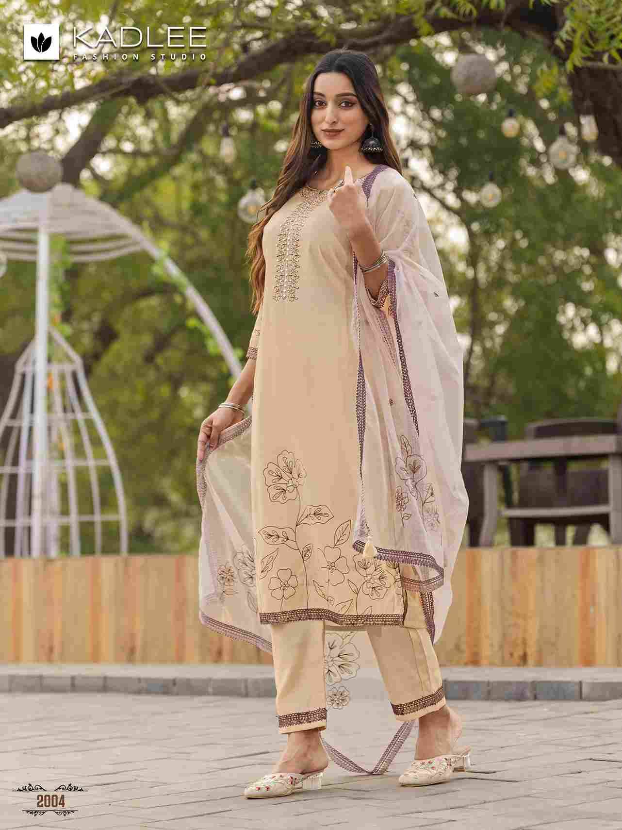 Karwaa By Kadlee 2001 To 2004 Series Beautiful Festive Suits Colorful Stylish Fancy Casual Wear & Ethnic Wear Viscose Print Dresses At Wholesale Price