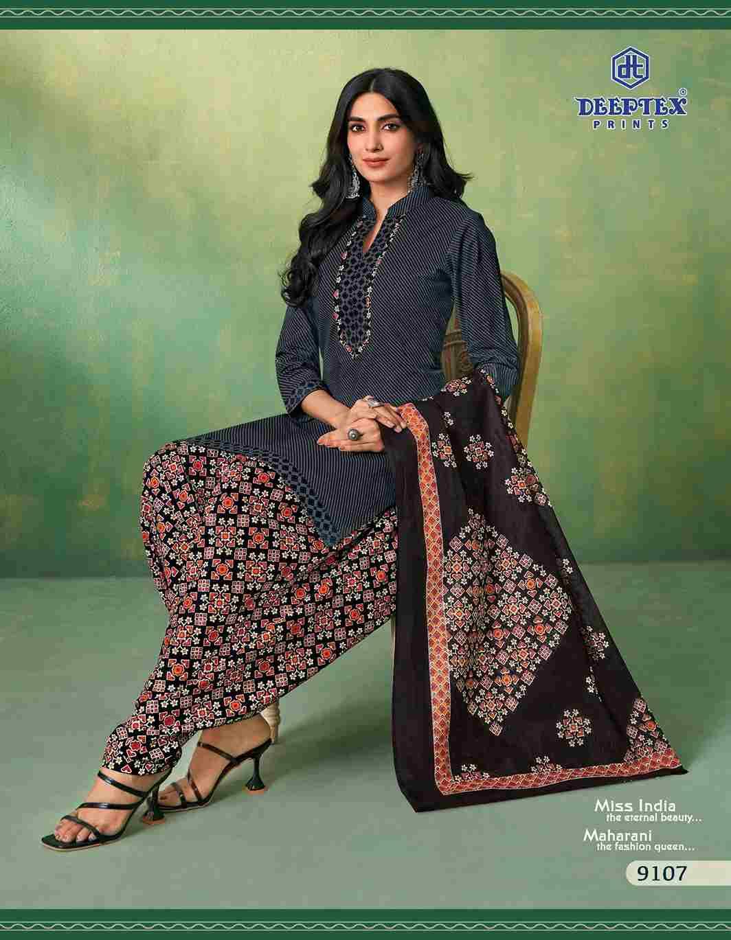 Miss India Vol-91 By Deeptex Prints 9101 To 9116 Series Beautiful Festive Suits Stylish Fancy Colorful Casual Wear & Ethnic Wear Cotton Print Dresses At Wholesale Price