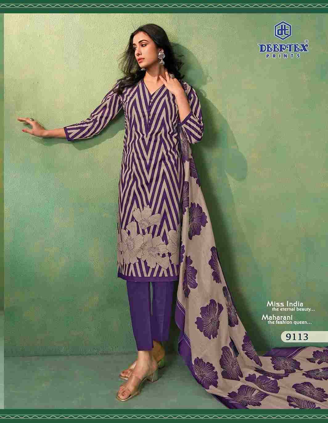 Miss India Vol-91 By Deeptex Prints 9101 To 9116 Series Beautiful Festive Suits Stylish Fancy Colorful Casual Wear & Ethnic Wear Cotton Print Dresses At Wholesale Price