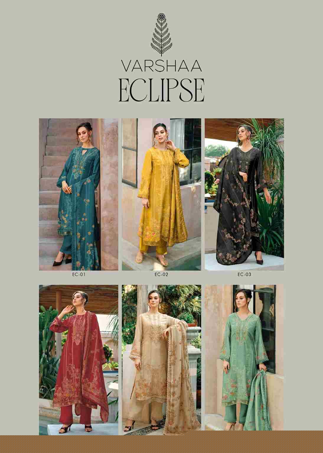 Eclipse By Varshaa 01 To 06 Series Beautiful Festive Suits Colorful Stylish Fancy Casual Wear & Ethnic Wear Cotton Lawn Dresses At Wholesale Price