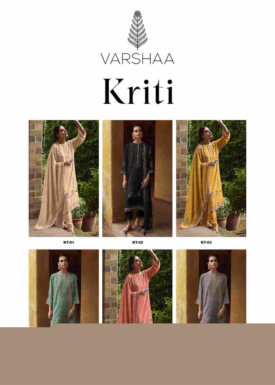 Kriti By Varshaa 01 To 06 Series Beautiful Festive Suits Colorful Stylish Fancy Casual Wear & Ethnic Wear Cotton Dresses At Wholesale Price