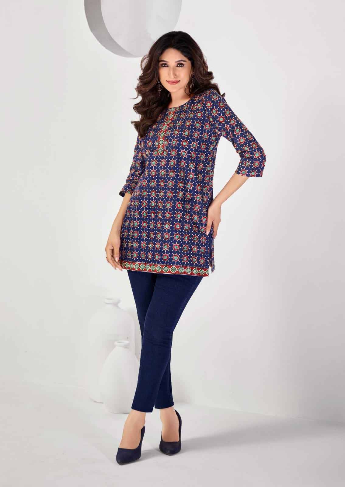 Crystal Vol-4 By Mayur Creation 4001 To 4012 Series Designer Stylish Fancy Colorful Beautiful Party Wear & Ethnic Wear Collection Cotton Tops At Wholesale Price