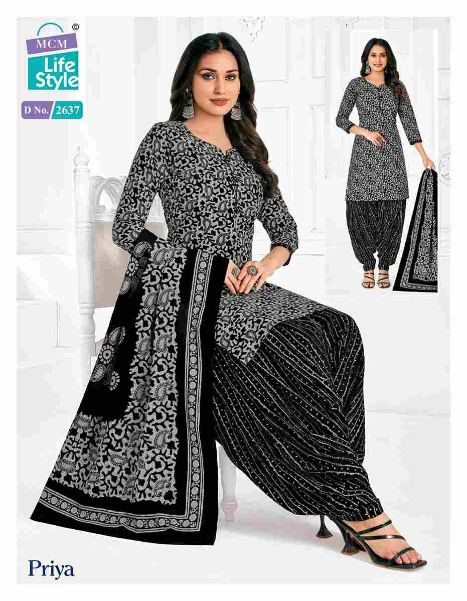 Priya Vol-26 By MCM Lifestyle 2628 To 2651 Series Beautiful Festive Suits Stylish Fancy Colorful Casual Wear & Ethnic Wear Pure Cambric Cotton Print Dresses At Wholesale Price