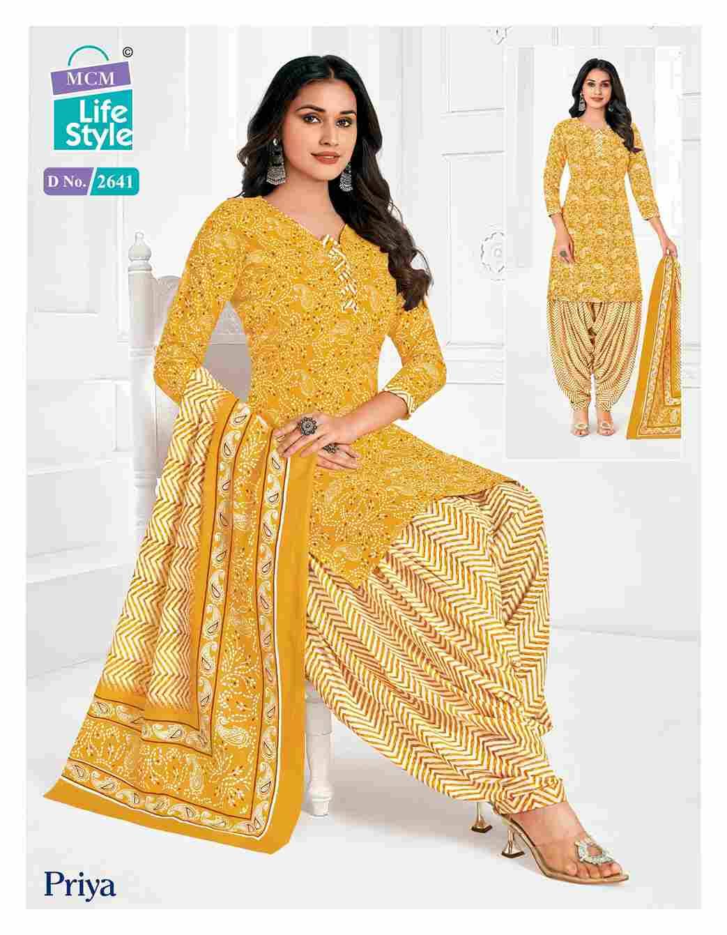 Priya Vol-26 By MCM Lifestyle 2628 To 2651 Series Beautiful Festive Suits Stylish Fancy Colorful Casual Wear & Ethnic Wear Pure Cambric Cotton Print Dresses At Wholesale Price