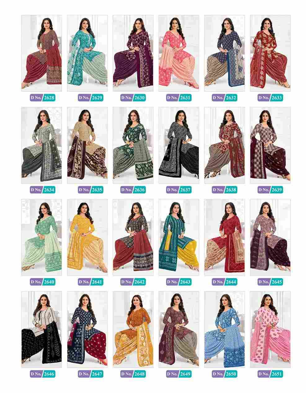 Priya Vol-26 By MCM Lifestyle 2628 To 2651 Series Beautiful Festive Suits Stylish Fancy Colorful Casual Wear & Ethnic Wear Pure Cambric Cotton Print Dresses At Wholesale Price
