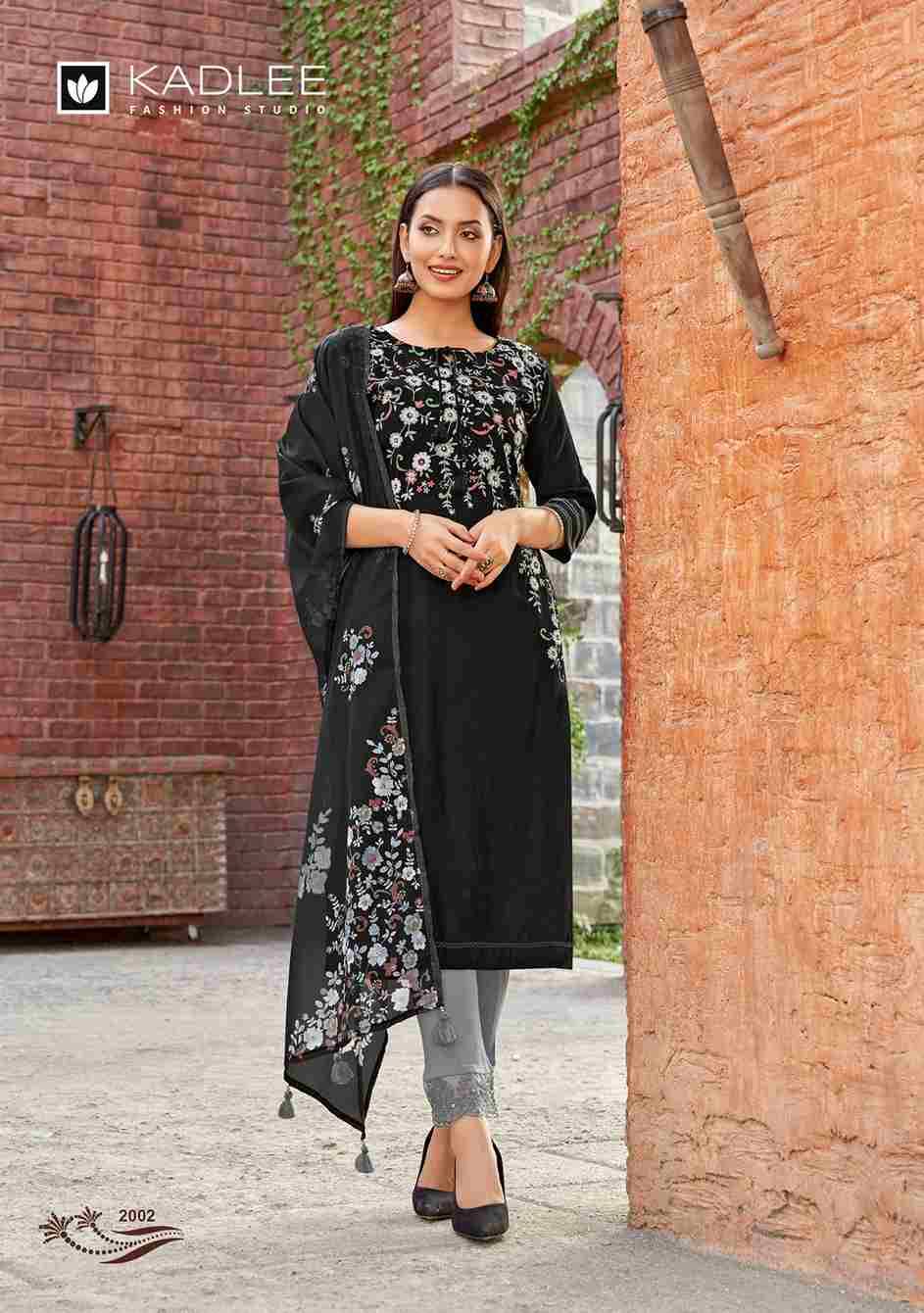 Shivani By Kadlee 2001 To 2005 Series Beautiful Festive Suits Colorful Stylish Fancy Casual Wear & Ethnic Wear Viscose Print Dresses At Wholesale Price