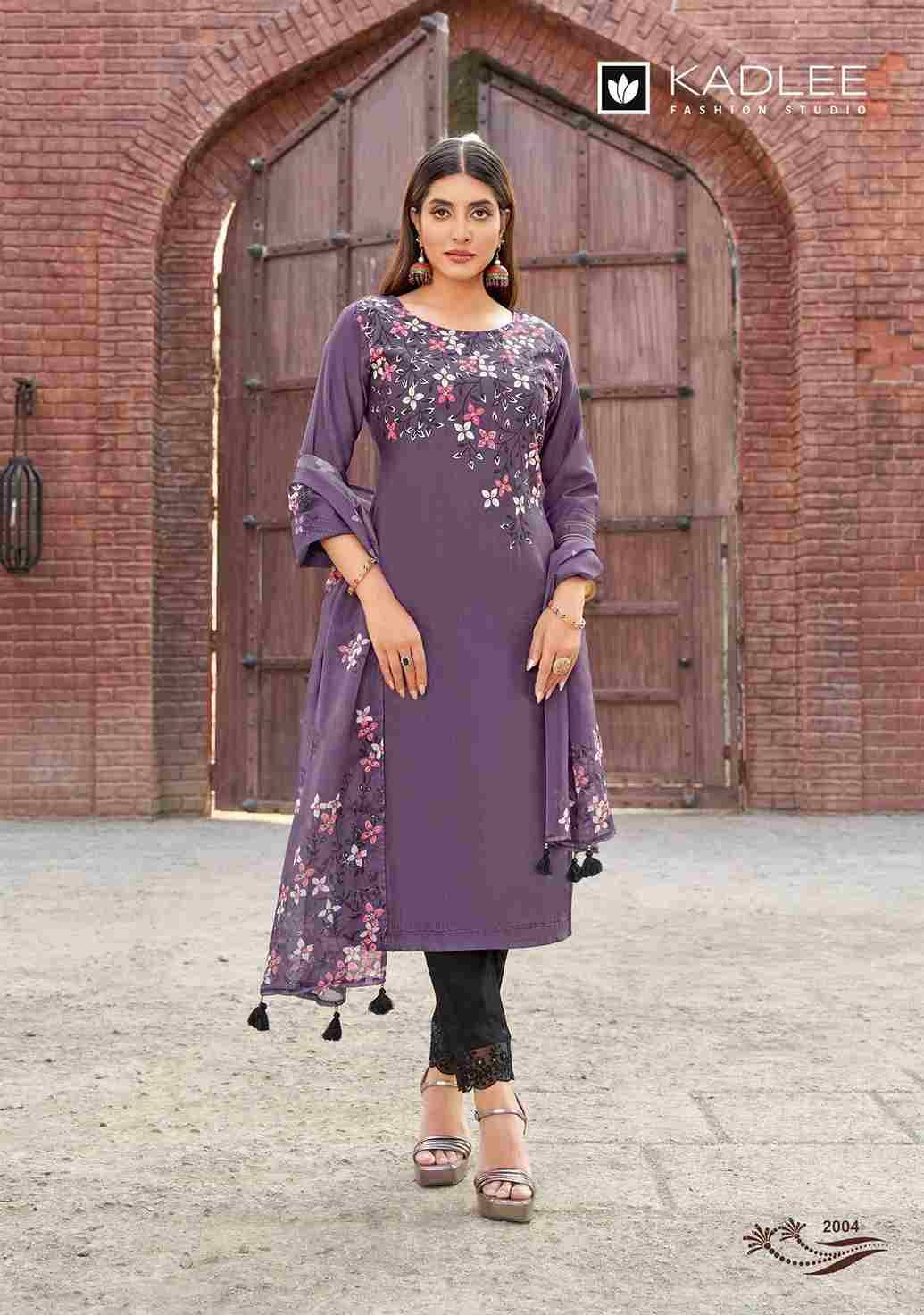 Shivani By Kadlee 2001 To 2005 Series Beautiful Festive Suits Colorful Stylish Fancy Casual Wear & Ethnic Wear Viscose Print Dresses At Wholesale Price