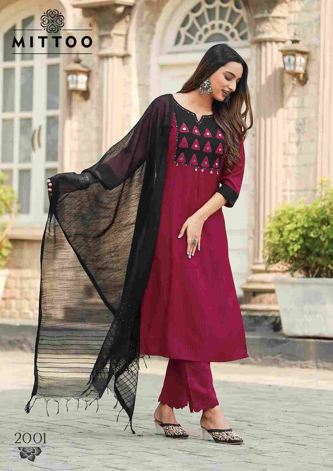 Rashmika By Mittoo 2001 To 2004 Series Beautiful Festive Suits Colorful Stylish Fancy Casual Wear & Ethnic Wear Rayon Print Dresses At Wholesale Price