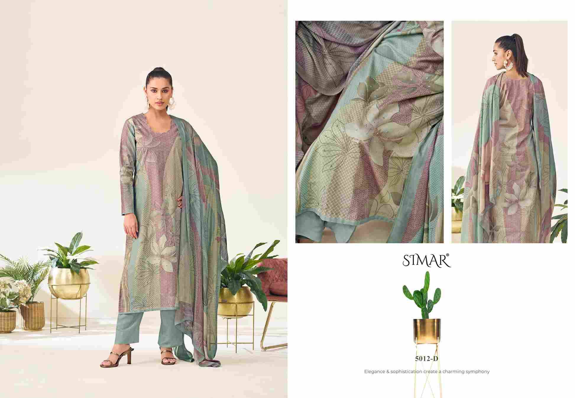 Sunidhi Gold By Simar 5012-A To 5012-D Series Beautiful Festive Suits Stylish Fancy Colorful Casual Wear & Ethnic Wear Pure Lawn Cotton Dresses At Wholesale Price
