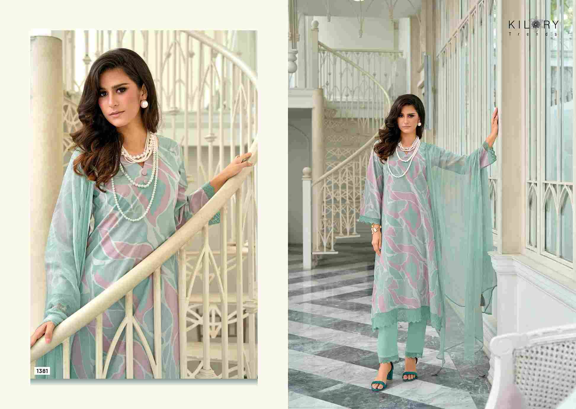 Scarlet By Kilory 1381 To 1384 Series Beautiful Festive Suits Colorful Stylish Fancy Casual Wear & Ethnic Wear Pure Lawn Cotton Dresses At Wholesale Price