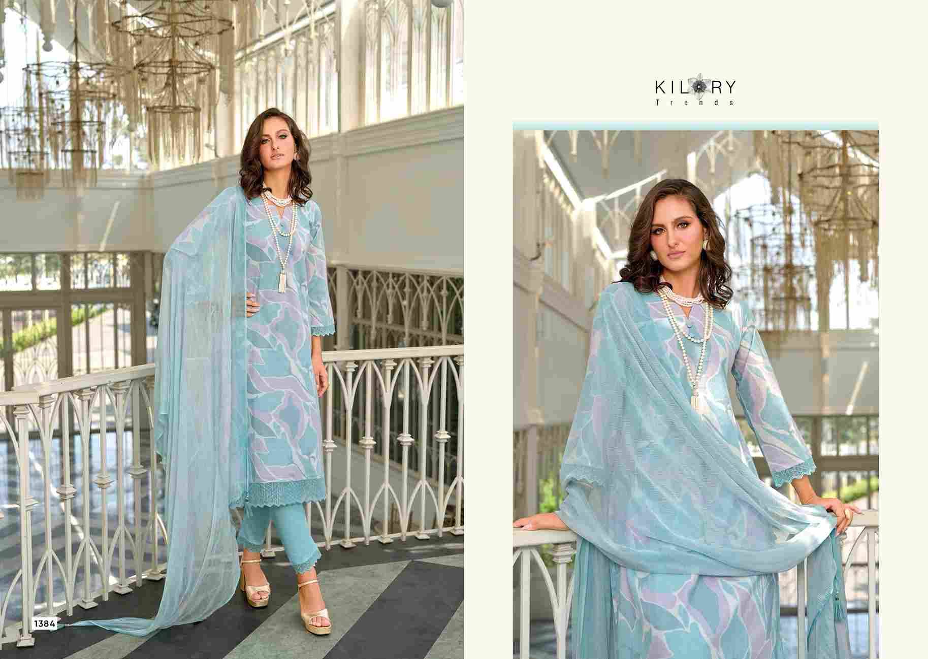 Scarlet By Kilory 1381 To 1384 Series Beautiful Festive Suits Colorful Stylish Fancy Casual Wear & Ethnic Wear Pure Lawn Cotton Dresses At Wholesale Price