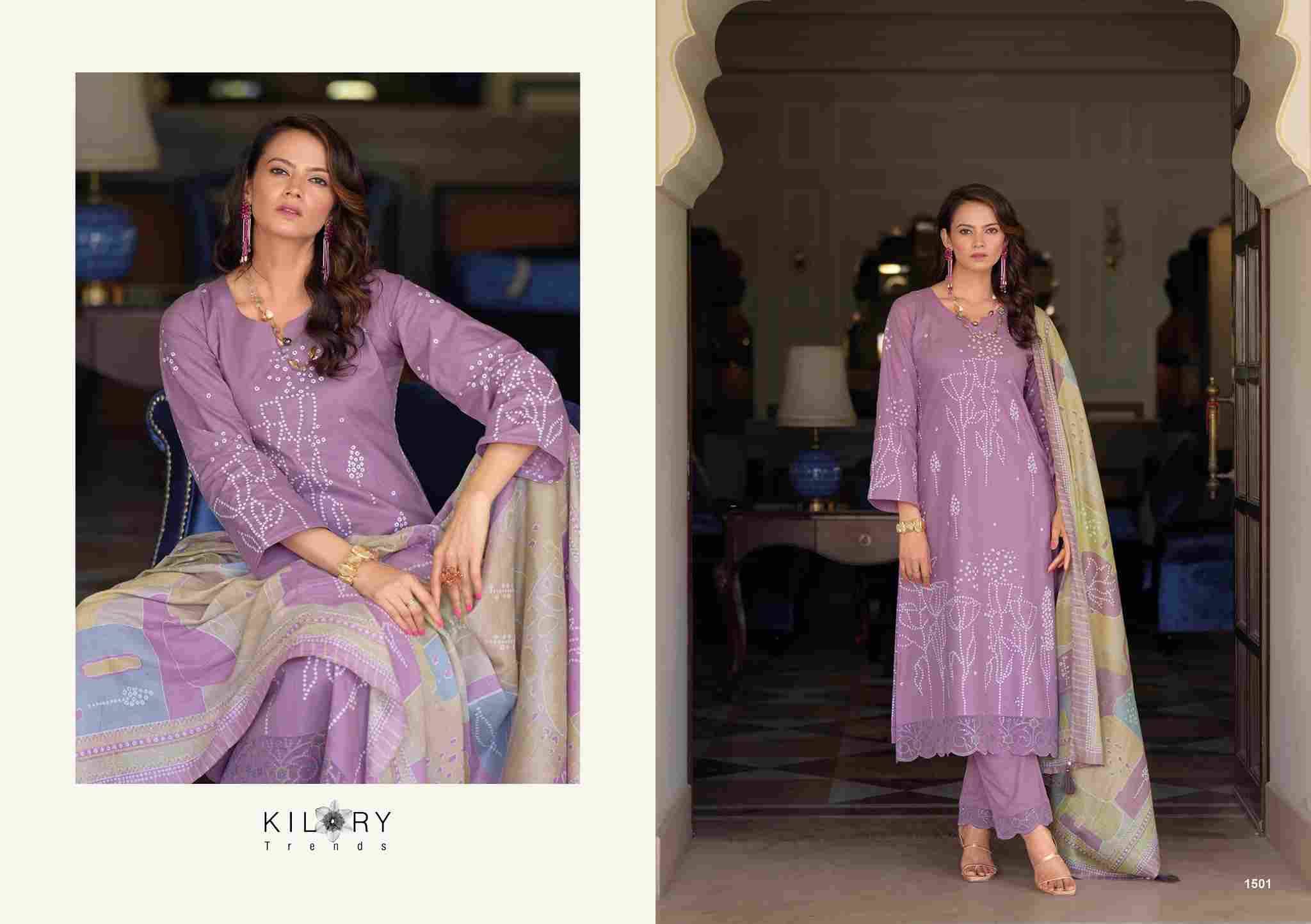 Beverly By Kilory 1501 To 1504 Series Beautiful Festive Suits Colorful Stylish Fancy Casual Wear & Ethnic Wear Pure Cotton Dresses At Wholesale Price