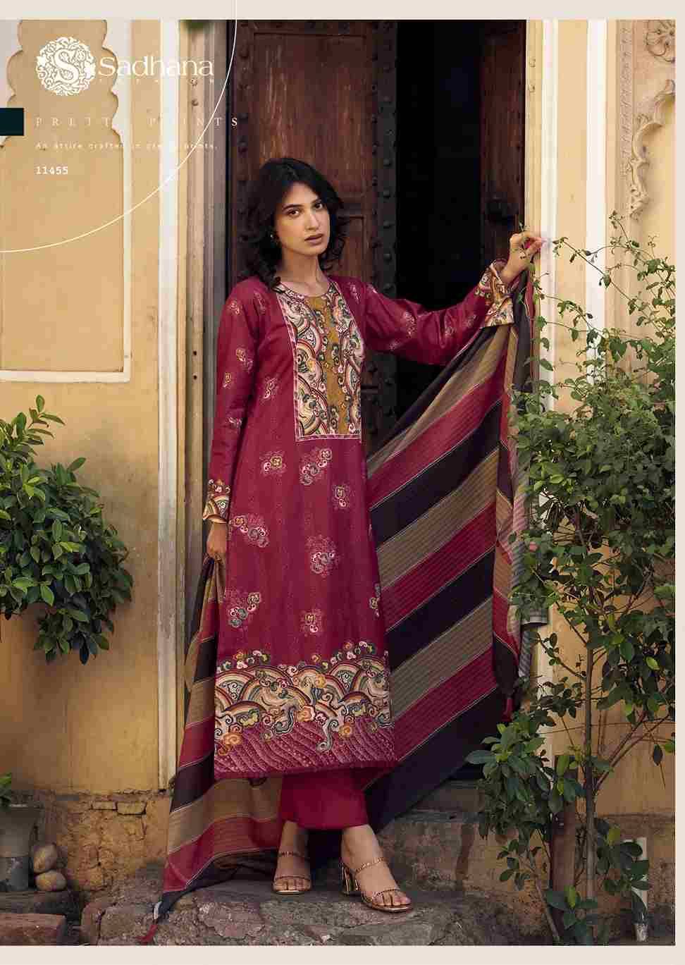 Sol By Sadhana Fashion 11452 To 11457 Series Designer Festive Suits Beautiful Fancy Stylish Colorful Party Wear & Occasional Wear Pure Lawn Cotton Print Dresses At Wholesale Price