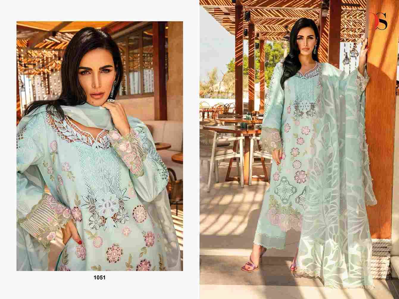 Qalamkar Vol-2 By Deepsy Suits 1051 To 1056 Series Designer Pakistani Suits Beautiful Stylish Fancy Colorful Party Wear & Occasional Wear Pure Cotton Embroidered Dresses At Wholesale Price