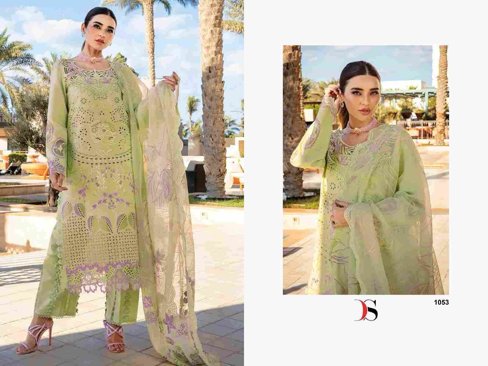 Qalamkar Vol-2 By Deepsy Suits 1051 To 1056 Series Designer Pakistani Suits Beautiful Stylish Fancy Colorful Party Wear & Occasional Wear Pure Cotton Embroidered Dresses At Wholesale Price