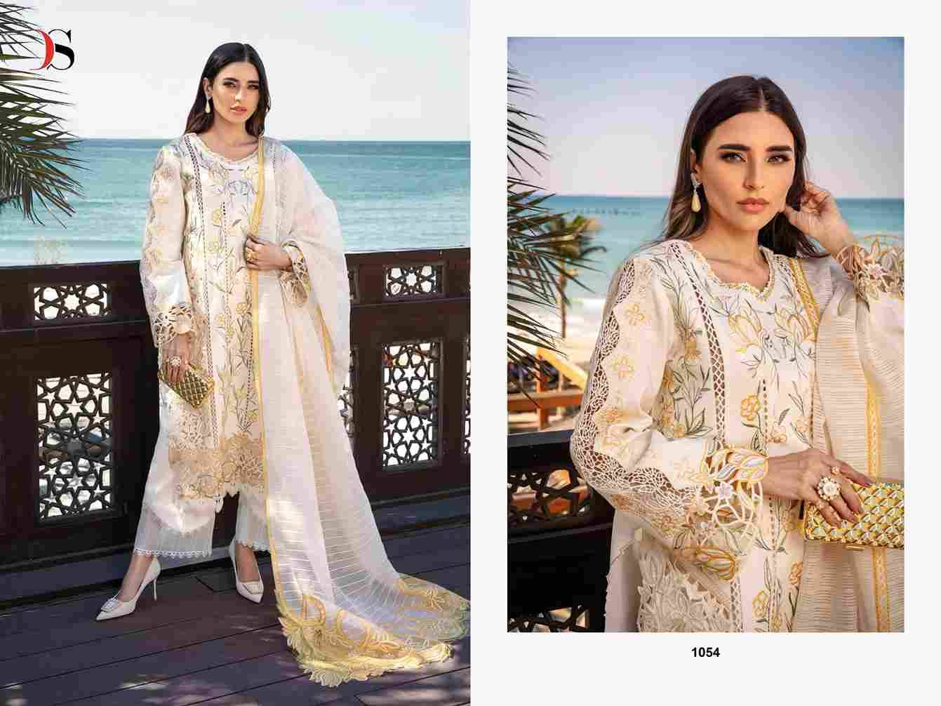 Qalamkar Vol-2 By Deepsy Suits 1051 To 1056 Series Designer Pakistani Suits Beautiful Stylish Fancy Colorful Party Wear & Occasional Wear Pure Cotton Embroidered Dresses At Wholesale Price