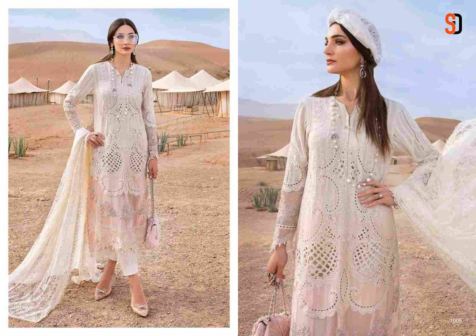 Maria-B Lawn By Shraddha Designer 1001 To 1008 Series Designer Pakistani Suits Beautiful Stylish Fancy Colorful Party Wear & Occasional Wear Pure Cotton Embroidered Dresses At Wholesale Price