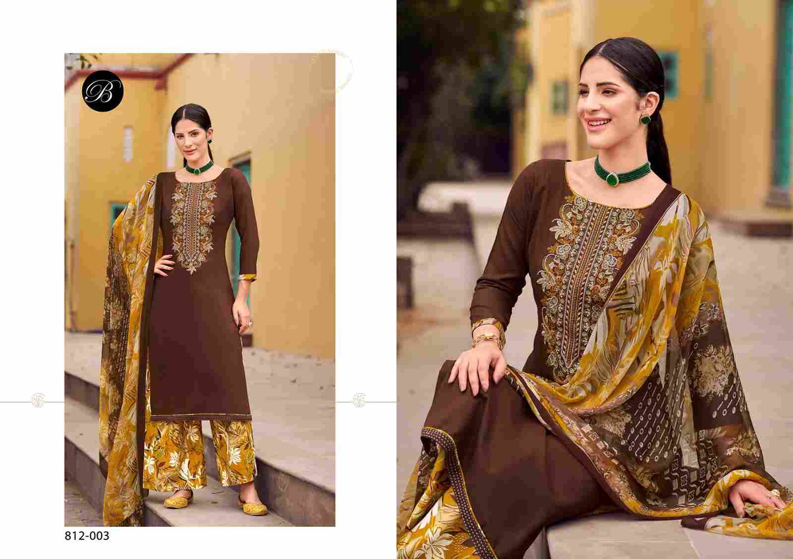 Gulbano By Belliza 812-001 To 812-008 Series Beautiful Festive Suits Stylish Fancy Colorful Casual Wear & Ethnic Wear Pure Viscose Rayon Print Dresses At Wholesale Price