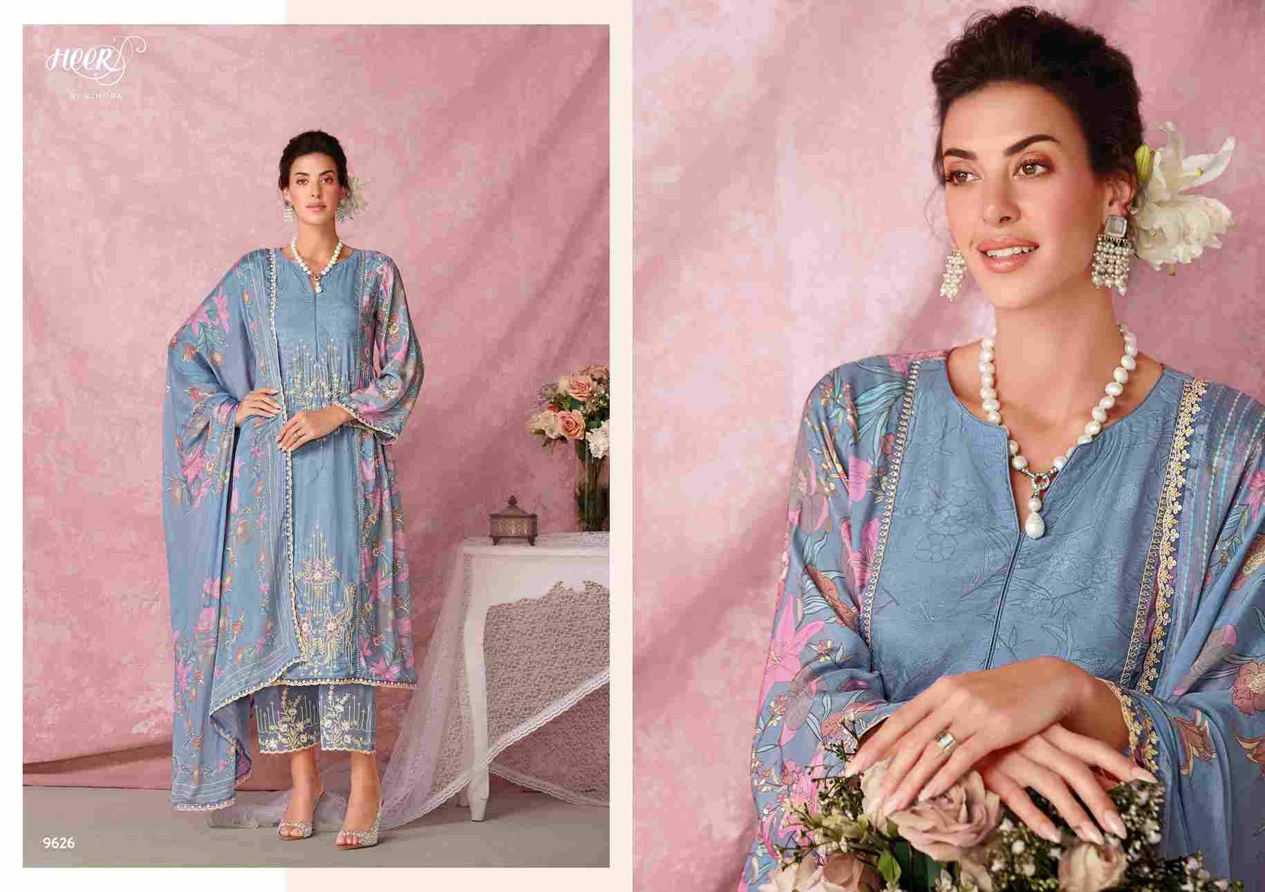 Tulip By Kimora Fashion 9621 To 9626 Series Designer Festive Suits Collection Beautiful Stylish Fancy Colorful Party Wear & Occasional Wear Pure Muslin Dresses At Wholesale Price