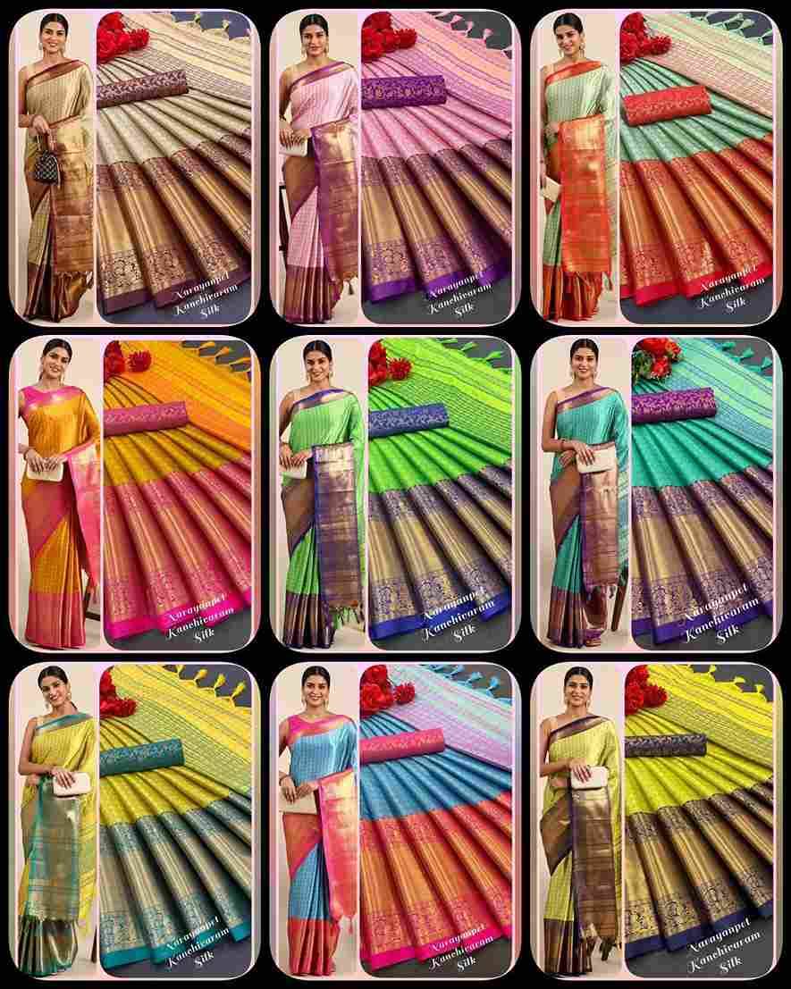 Ab-Naranayapet By Fashid Wholesale 01 To 09 Series Indian Traditional Wear Collection Beautiful Stylish Fancy Colorful Party Wear & Occasional Wear Pure Mercerized Cotton Silk Sarees At Wholesale Price