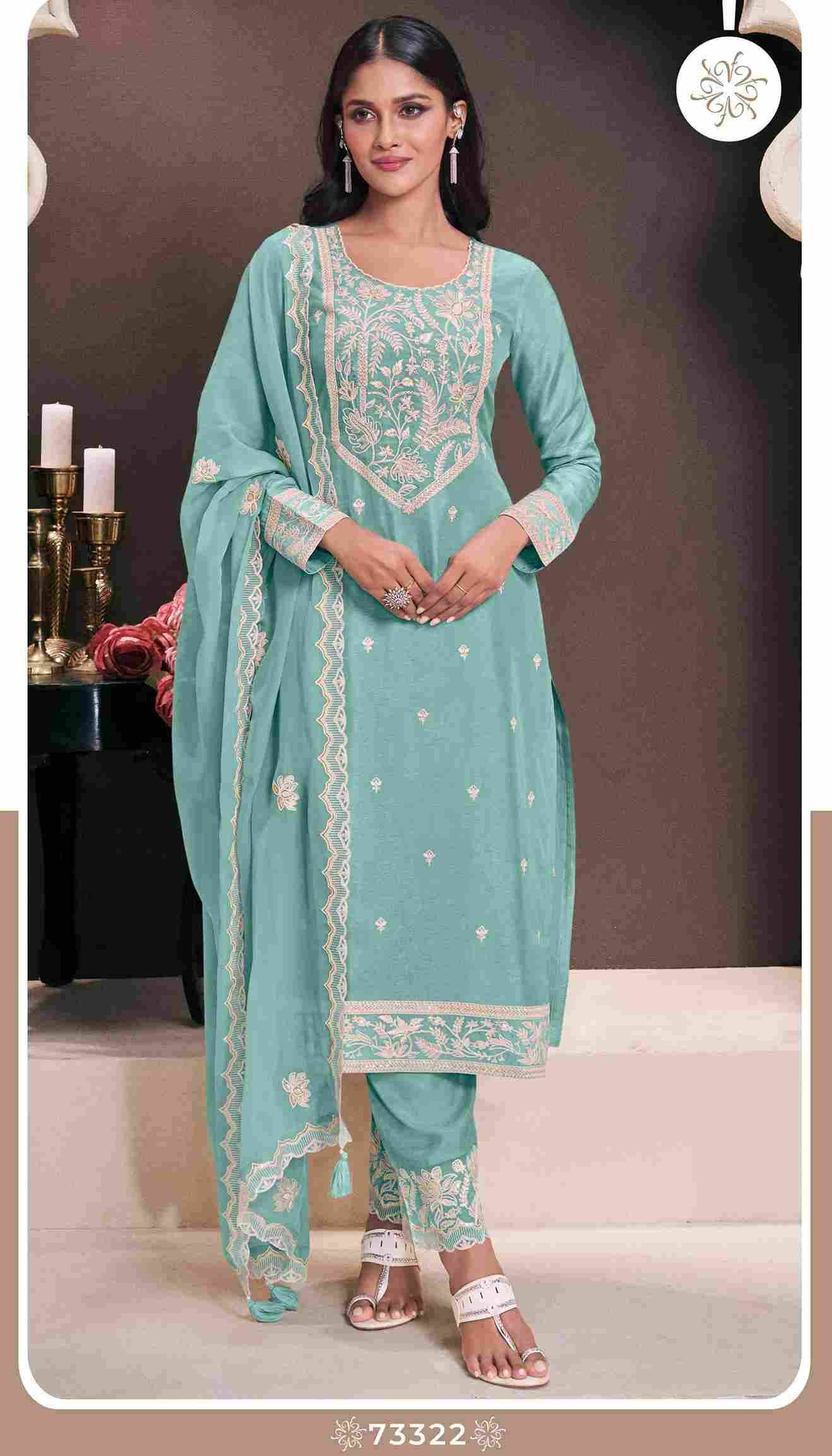 Indri By Kuleesh 73321 To 73324 Series Designer Festive Suits Collection Beautiful Stylish Fancy Colorful Party Wear & Occasional Wear Silk Dresses At Wholesale Price