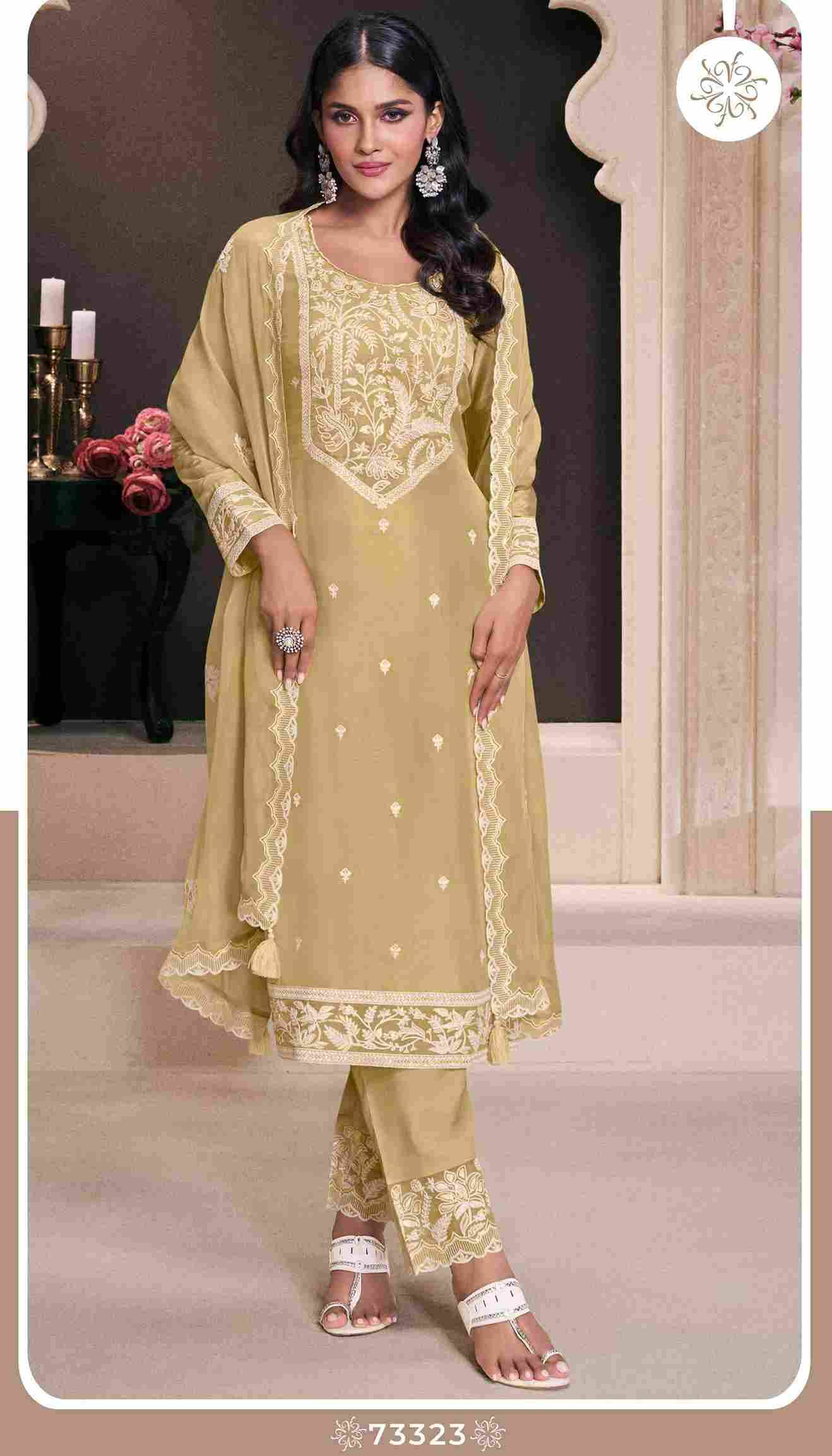 Indri By Kuleesh 73321 To 73324 Series Designer Festive Suits Collection Beautiful Stylish Fancy Colorful Party Wear & Occasional Wear Silk Dresses At Wholesale Price
