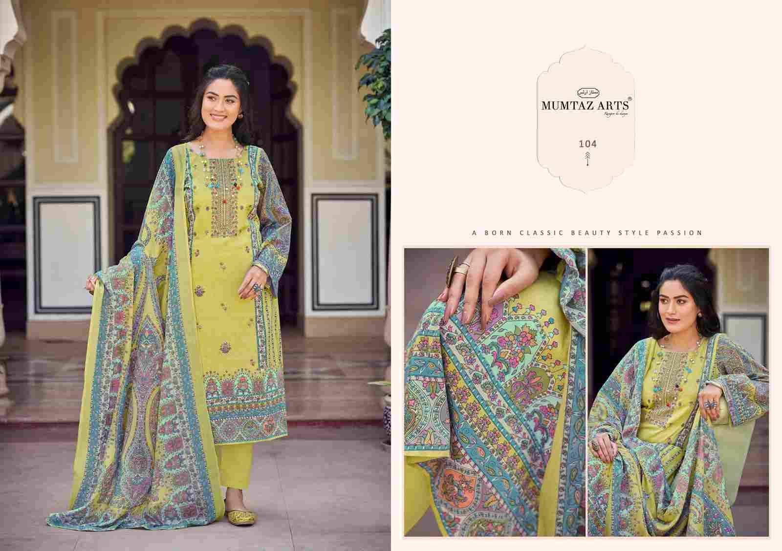 Pragya By Mumtaz Arts 101 To 106 Series Beautiful Festive Suits Colorful Stylish Fancy Casual Wear & Ethnic Wear Pure Jam Satin Print Dresses At Wholesale Price