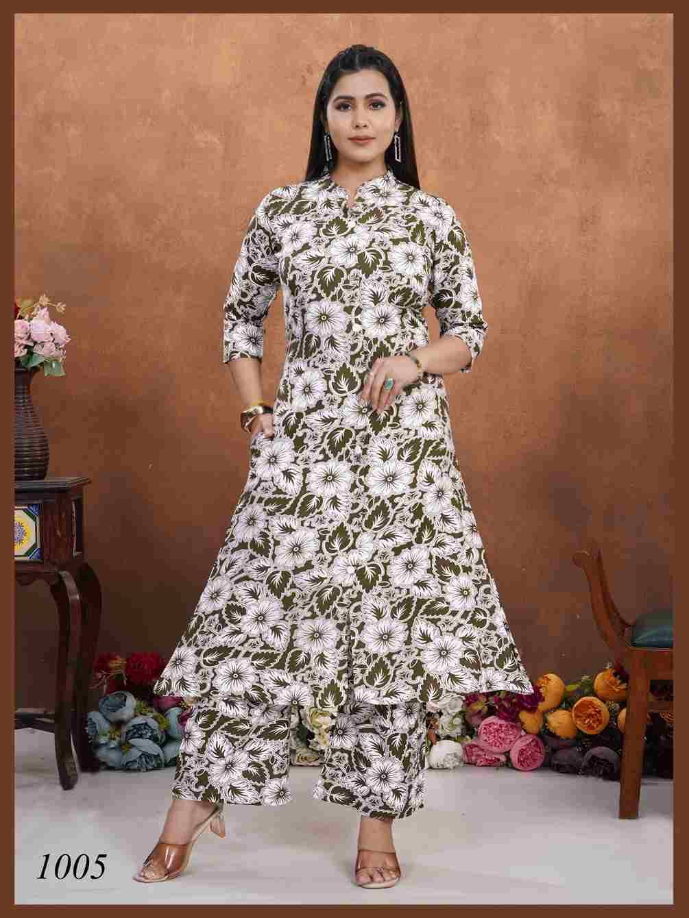 Dulhari Vol-3 By Padmavati Textiles 1001 To 1008 Series Designer Pakistani Suits Collection Beautiful Stylish Fancy Colorful Party Wear & Occasional Wear Rayon Print Kurtis With Bottom At Wholesale Price