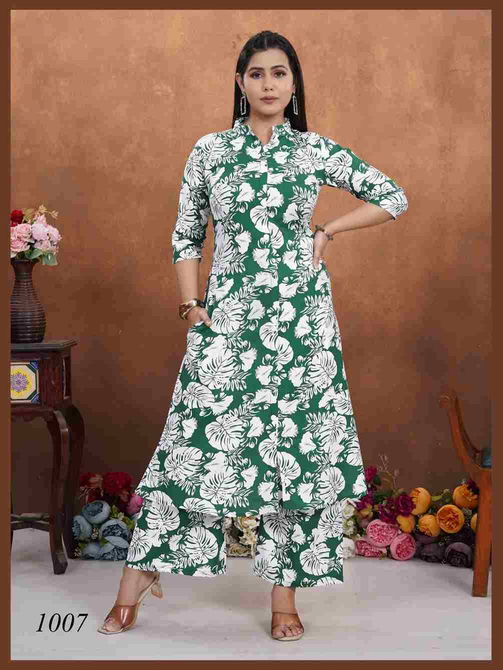 Dulhari Vol-3 By Padmavati Textiles 1001 To 1008 Series Designer Pakistani Suits Collection Beautiful Stylish Fancy Colorful Party Wear & Occasional Wear Rayon Print Kurtis With Bottom At Wholesale Price