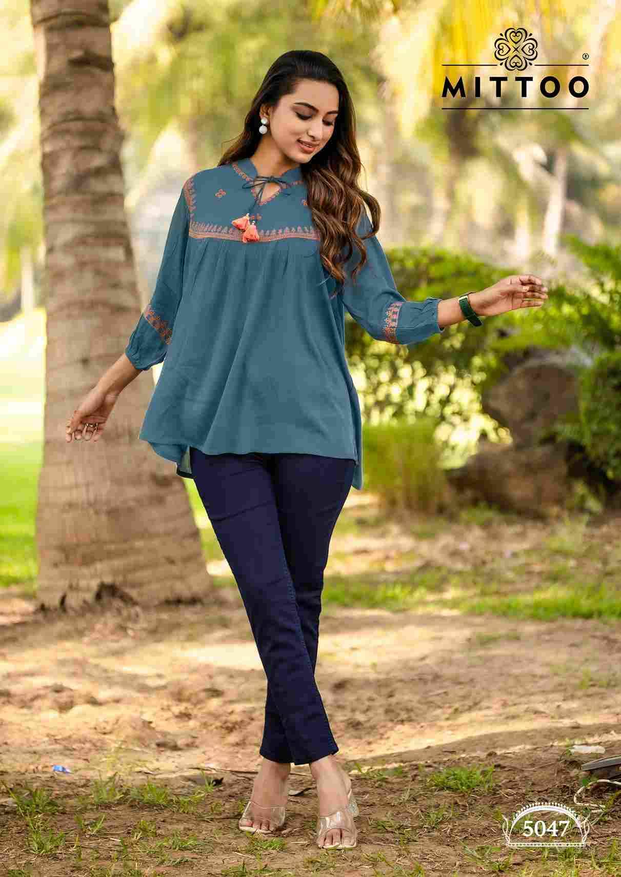 Victoria Vol-9 By Mittoo 5047 To 5052 Series Designer Stylish Fancy Colorful Beautiful Party Wear & Ethnic Wear Collection Heavy Rayon Tops At Wholesale Price