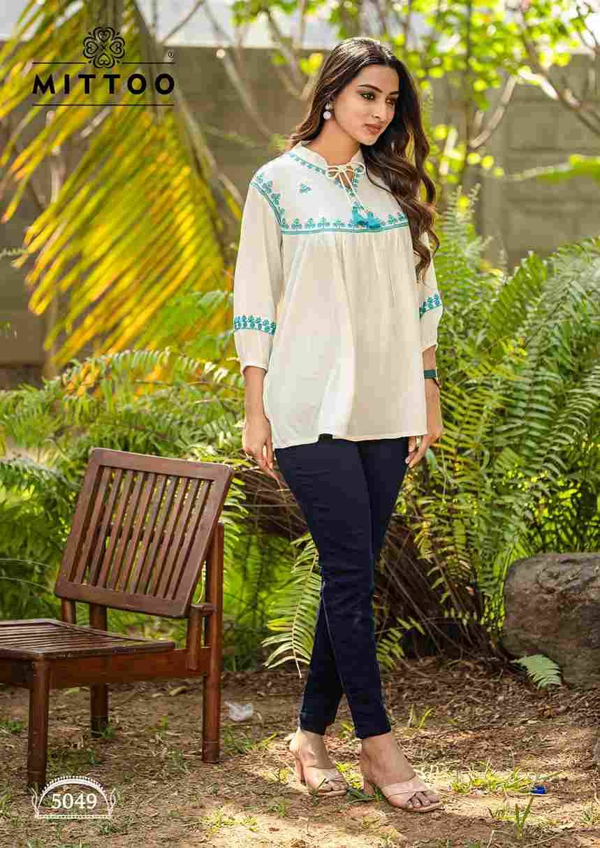 Victoria Vol-9 By Mittoo 5047 To 5052 Series Designer Stylish Fancy Colorful Beautiful Party Wear & Ethnic Wear Collection Heavy Rayon Tops At Wholesale Price