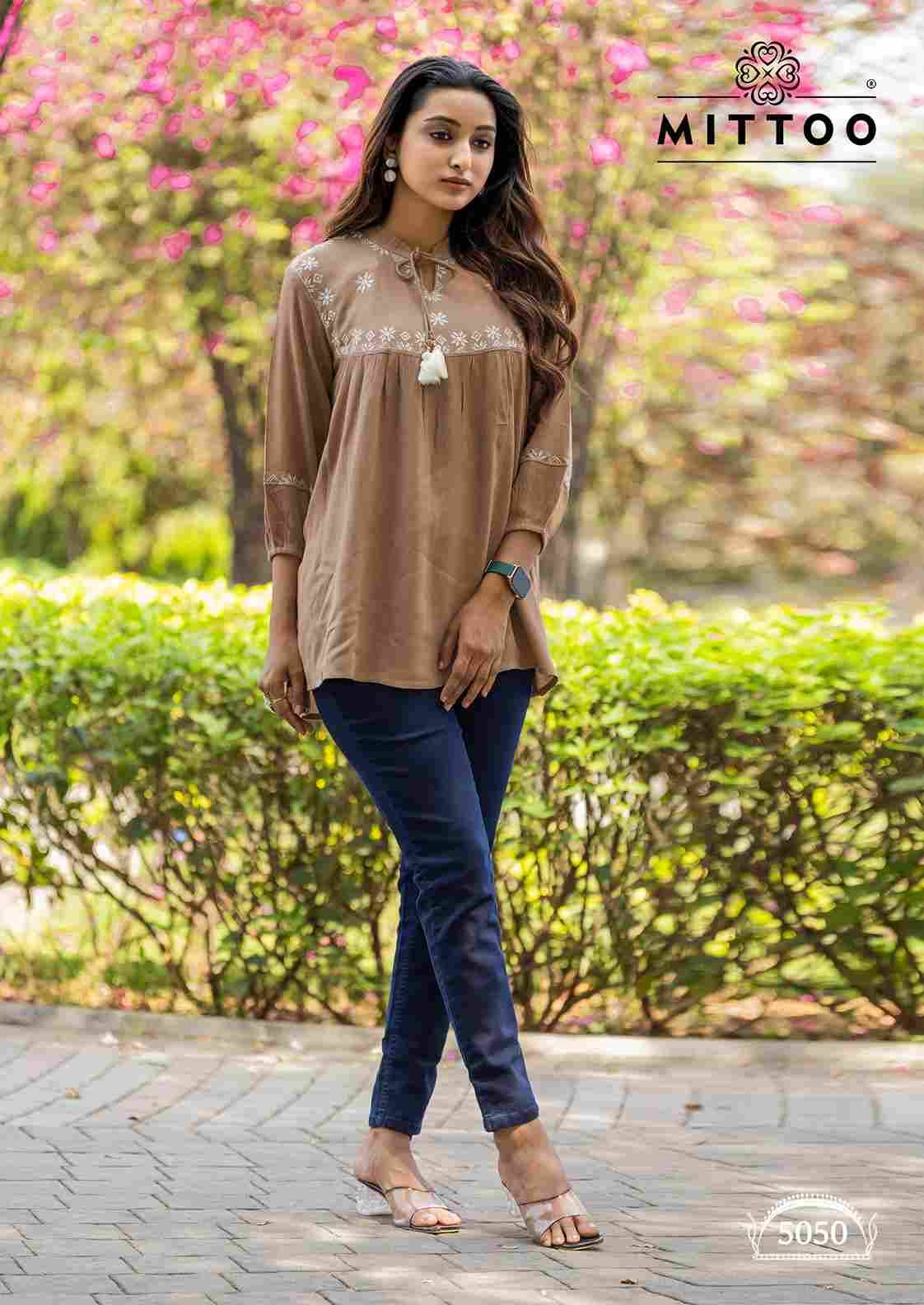 Victoria Vol-9 By Mittoo 5047 To 5052 Series Designer Stylish Fancy Colorful Beautiful Party Wear & Ethnic Wear Collection Heavy Rayon Tops At Wholesale Price