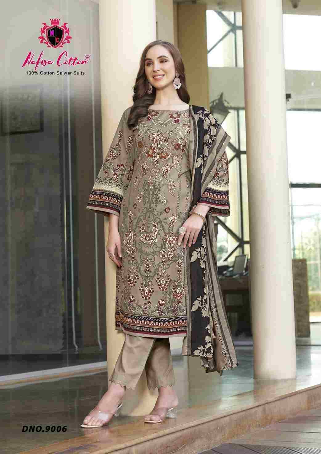 Mahera Vol-9 By Nafisa Cotton 9001 To 9006 Series Beautiful Festive Suits Stylish Fancy Colorful Casual Wear & Ethnic Wear Soft Cotton Print Dresses At Wholesale Price