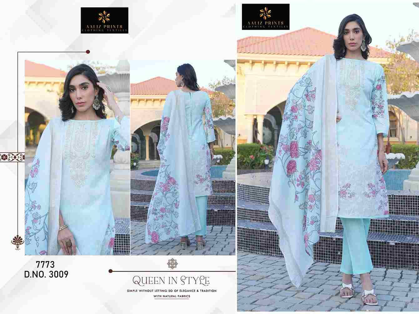 Aaliya Vol-3 By Aaliz Prints 3009 To 3012 Series Beautiful Festive Suits Stylish Fancy Colorful Casual Wear & Ethnic Wear Cotton Digital Print Dresses At Wholesale Price