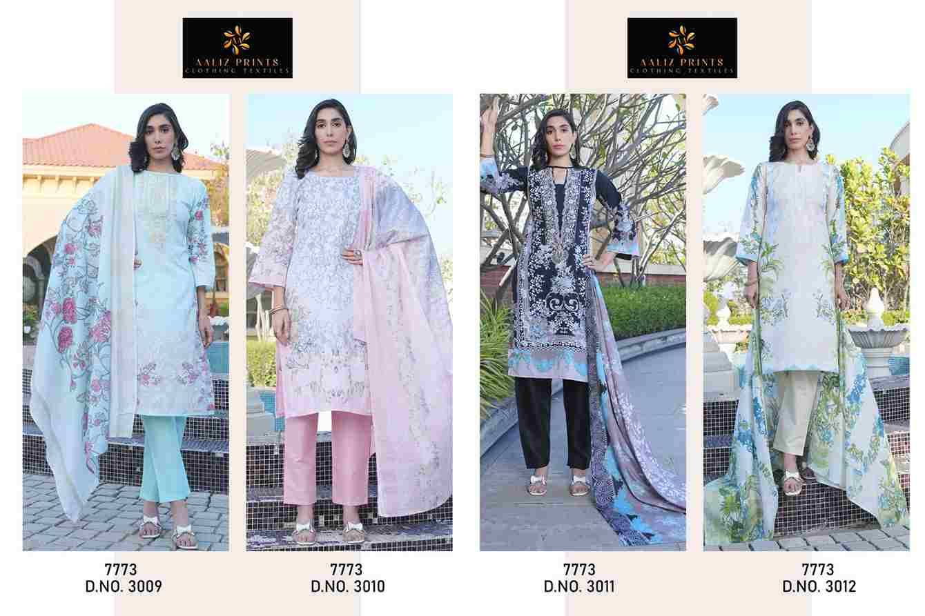 Aaliya Vol-3 By Aaliz Prints 3009 To 3012 Series Beautiful Festive Suits Stylish Fancy Colorful Casual Wear & Ethnic Wear Cotton Digital Print Dresses At Wholesale Price