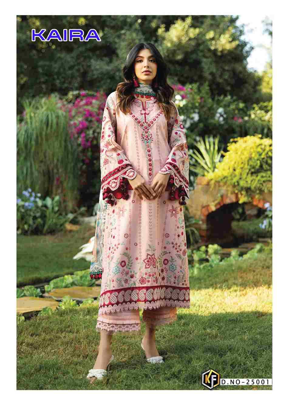 Kaira Vol-25 By Keval Fab 25001 To 25006 Series Beautiful Festive Suits Colorful Stylish Fancy Casual Wear & Ethnic Wear Pure Lawn Cotton Print Dresses At Wholesale Price