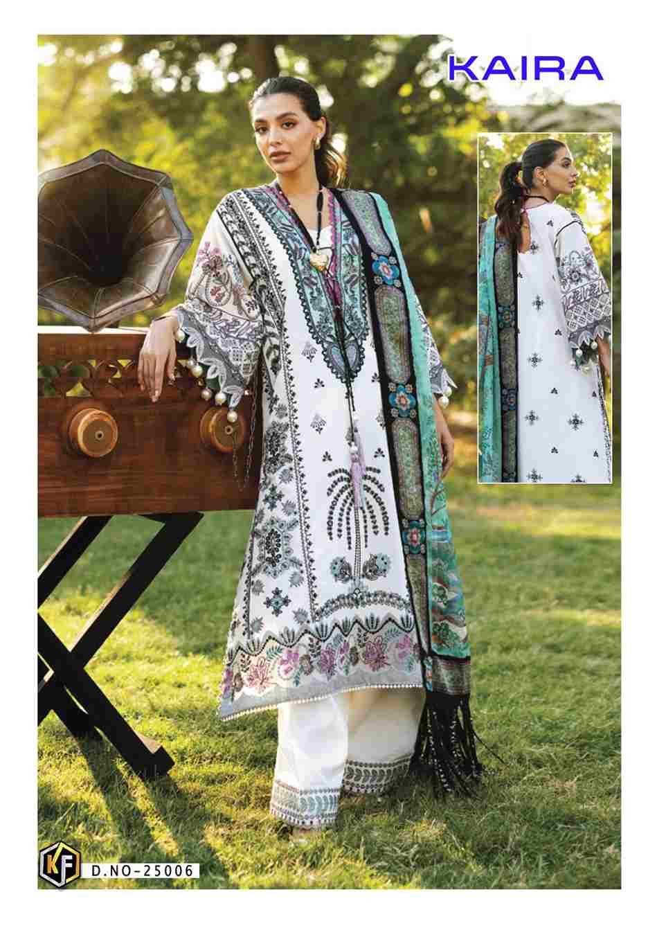 Kaira Vol-25 By Keval Fab 25001 To 25006 Series Beautiful Festive Suits Colorful Stylish Fancy Casual Wear & Ethnic Wear Pure Lawn Cotton Print Dresses At Wholesale Price