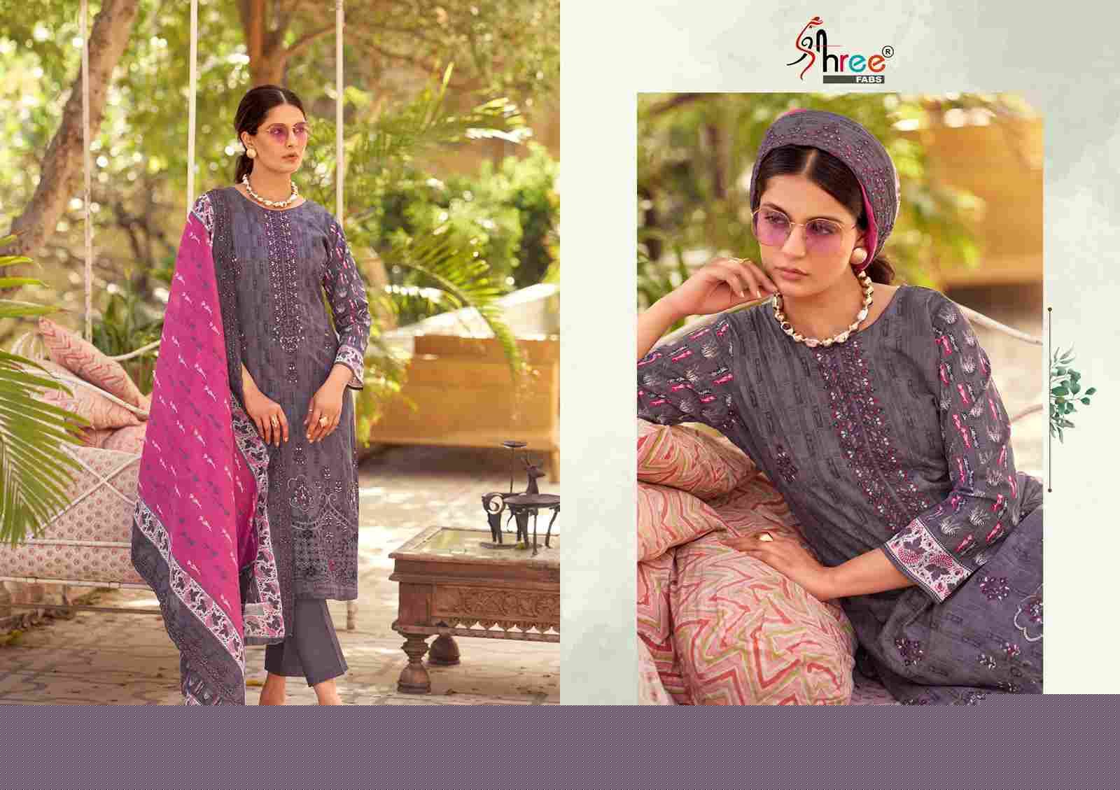 Bin Saeed Lawn Collection Vol-20 By Shree Fabs 2001 To 2006 Series Beautiful Pakistani Suits Colorful Stylish Fancy Casual Wear & Ethnic Wear Pure Cotton With Embroidered Dresses At Wholesale Price