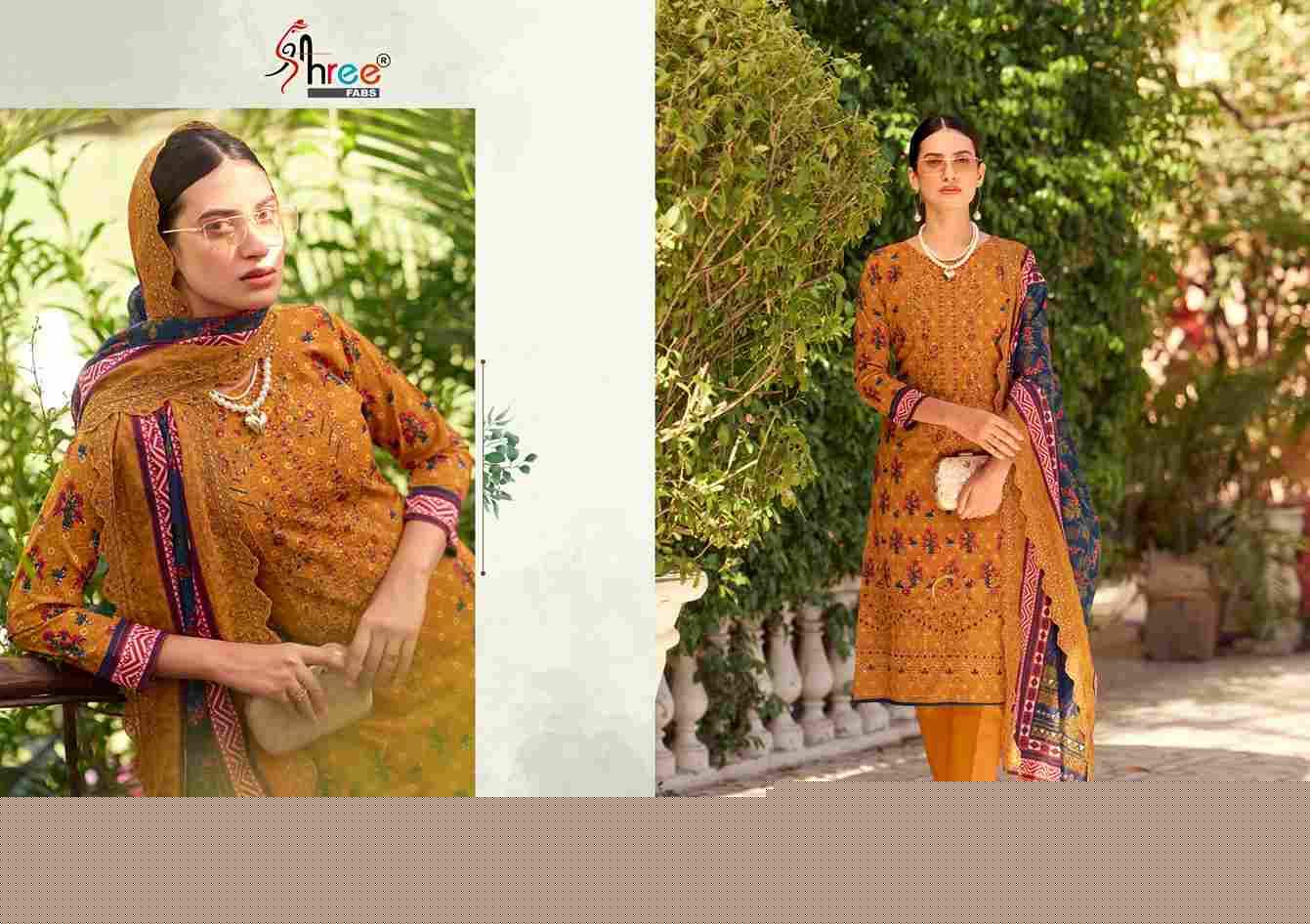 Bin Saeed Lawn Collection Vol-20 By Shree Fabs 2001 To 2006 Series Beautiful Pakistani Suits Colorful Stylish Fancy Casual Wear & Ethnic Wear Pure Cotton With Embroidered Dresses At Wholesale Price