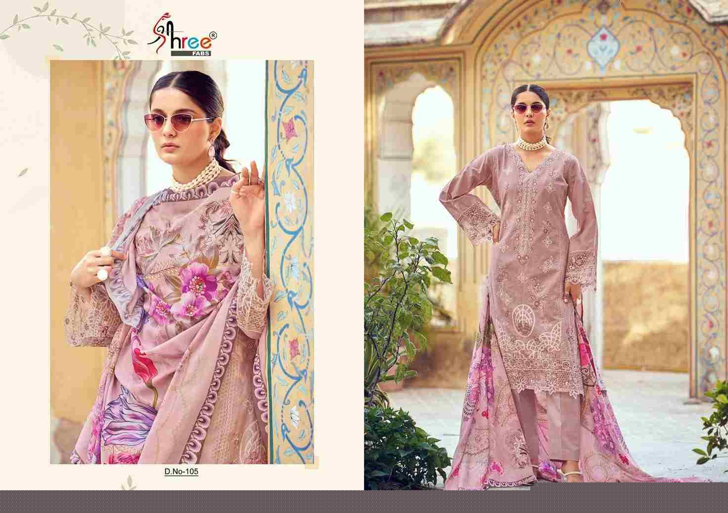 Tasrif Premium Lawn Collection Vol-2 By Shree Fabs 101 To 106 Series Designer Pakistani Suits Collection Beautiful Stylish Fancy Colorful Party Wear & Ethnic Wear Pure Viscose With Pure Cotton With Embroidery Dresses At Wholesale Price