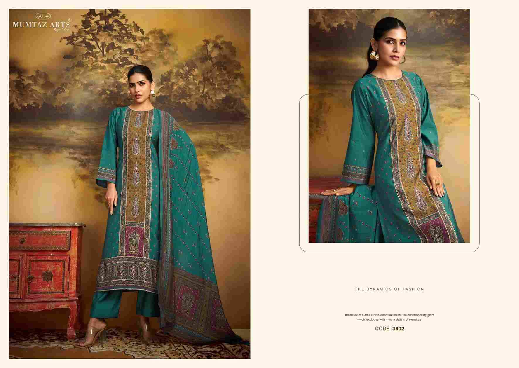 Nayaab Vol-5 By Mumtaz Arts 3801 To 3804 Series Beautiful Festive Suits Colorful Stylish Fancy Casual Wear & Ethnic Wear Pure Viscose Muslin Print Dresses At Wholesale Price