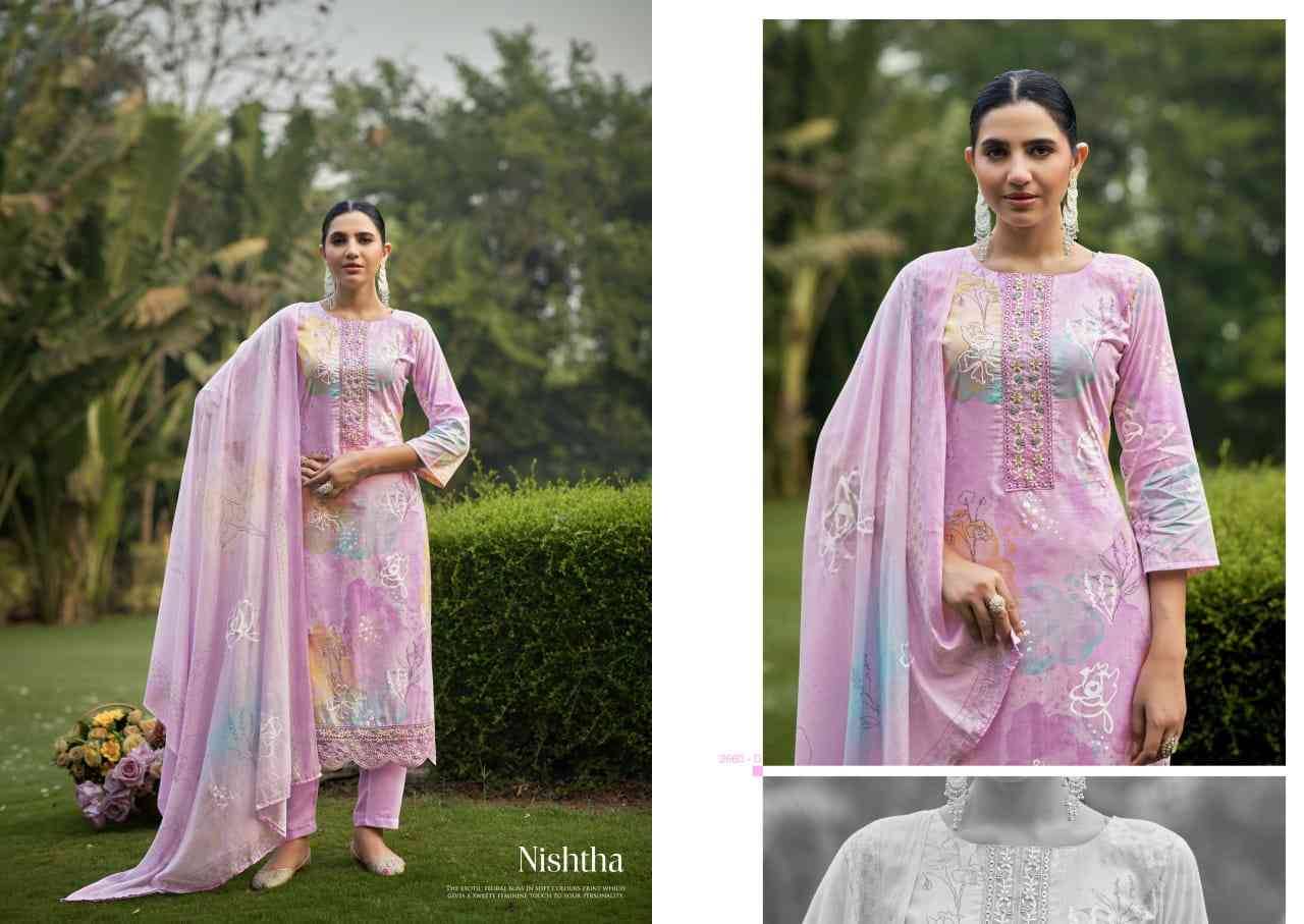 Nishtha By Sargam Prints 2660-A To 2660-D Series Beautiful Festive Suits Colorful Stylish Fancy Casual Wear & Ethnic Wear Pure Lawn Cotton Dresses At Wholesale Price