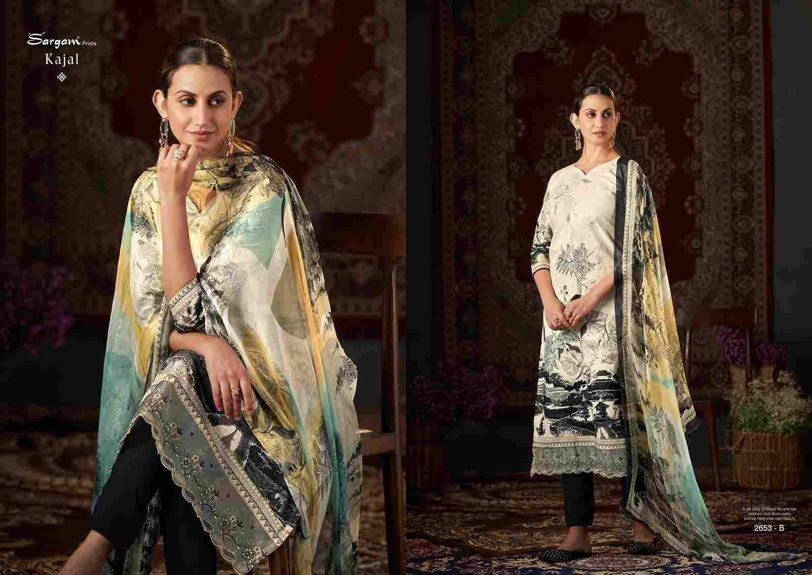 Kajal By Sargam Prints 2653-A To 2653-D Series Beautiful Festive Suits Colorful Stylish Fancy Casual Wear & Ethnic Wear Pure Cambric Dresses At Wholesale Price