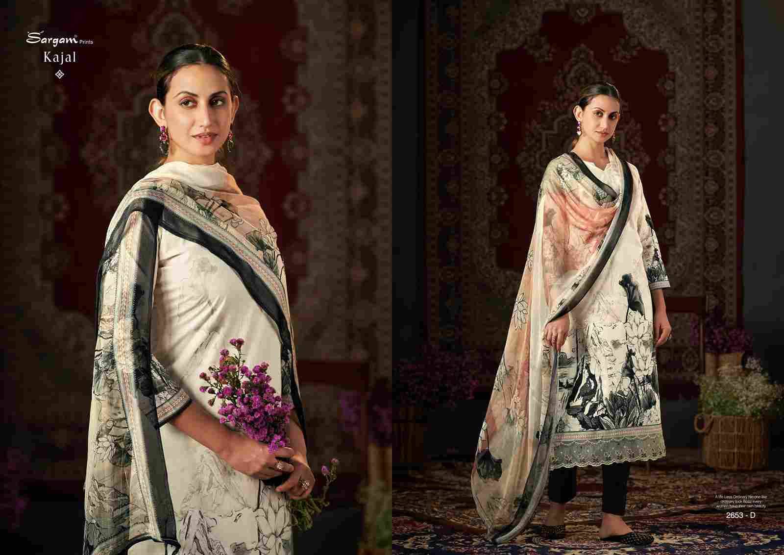 Kajal By Sargam Prints 2653-A To 2653-D Series Beautiful Festive Suits Colorful Stylish Fancy Casual Wear & Ethnic Wear Pure Cambric Dresses At Wholesale Price
