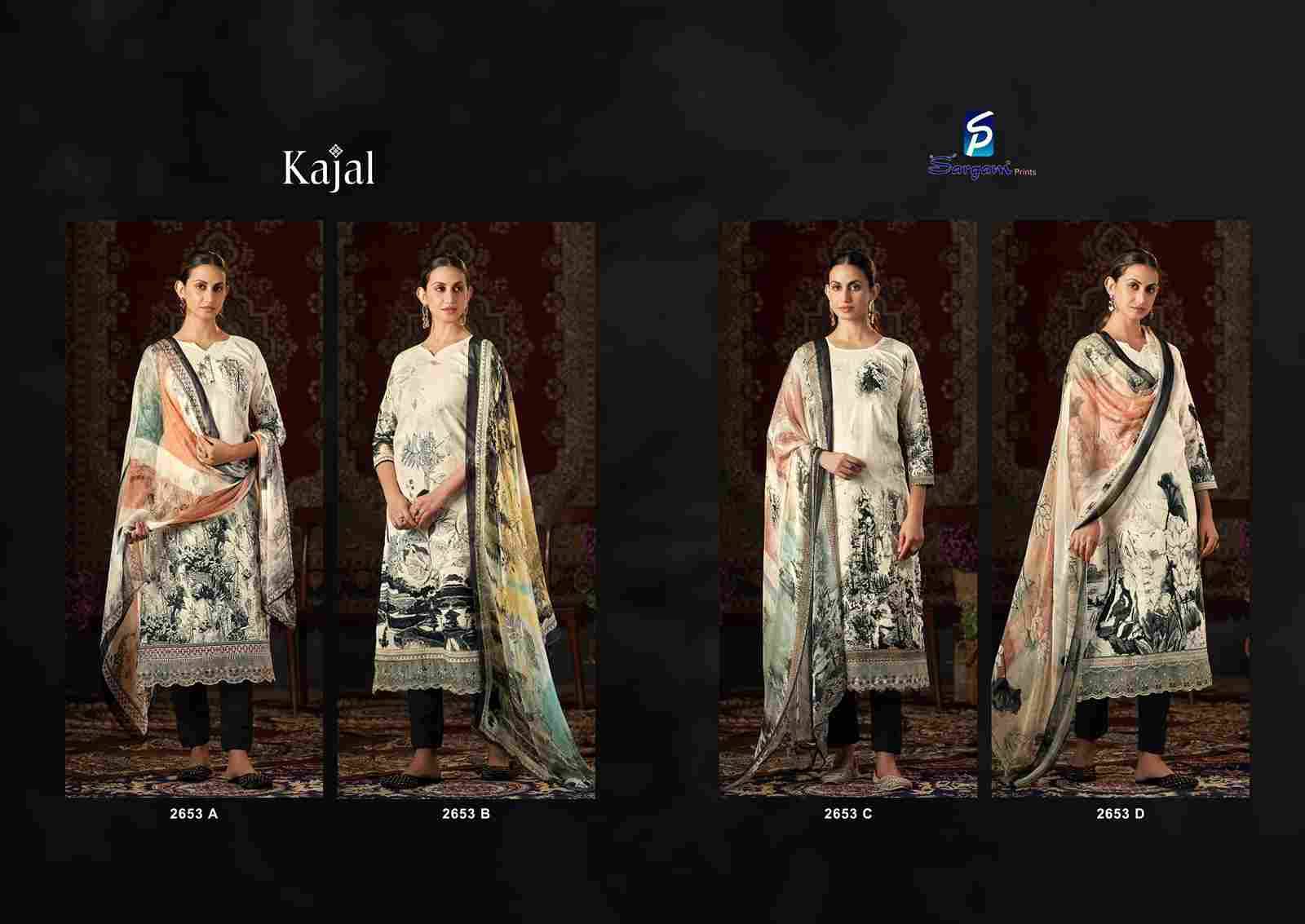 Kajal By Sargam Prints 2653-A To 2653-D Series Beautiful Festive Suits Colorful Stylish Fancy Casual Wear & Ethnic Wear Pure Cambric Dresses At Wholesale Price
