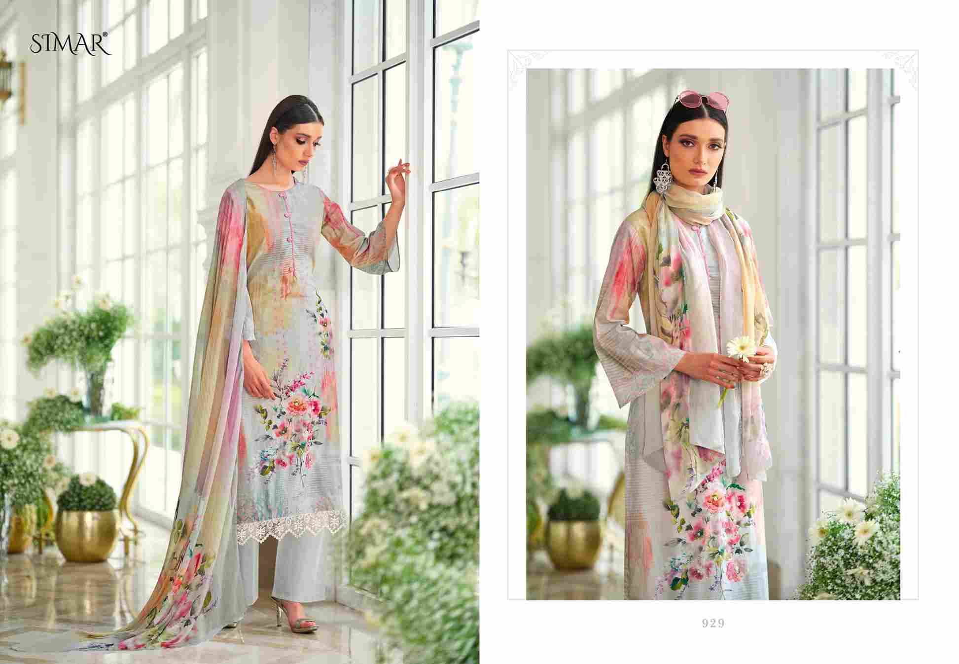 Nazam By Simar 927 To 932 Series Designer Festive Suits Beautiful Stylish Fancy Colorful Party Wear & Occasional Wear Linen Cotton Print Dresses At Wholesale Price