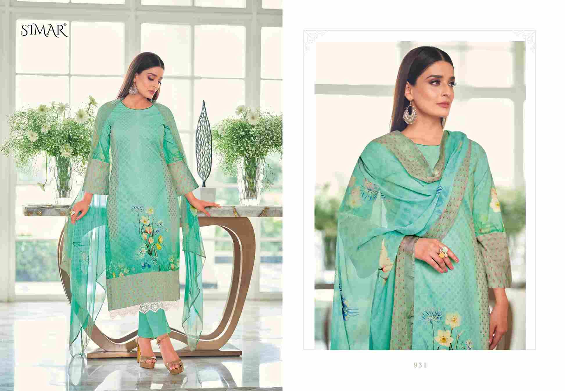 Nazam By Simar 927 To 932 Series Designer Festive Suits Beautiful Stylish Fancy Colorful Party Wear & Occasional Wear Linen Cotton Print Dresses At Wholesale Price